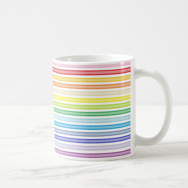 Mug Stripes générales spectre plus large arc-en-ciel (Droite)