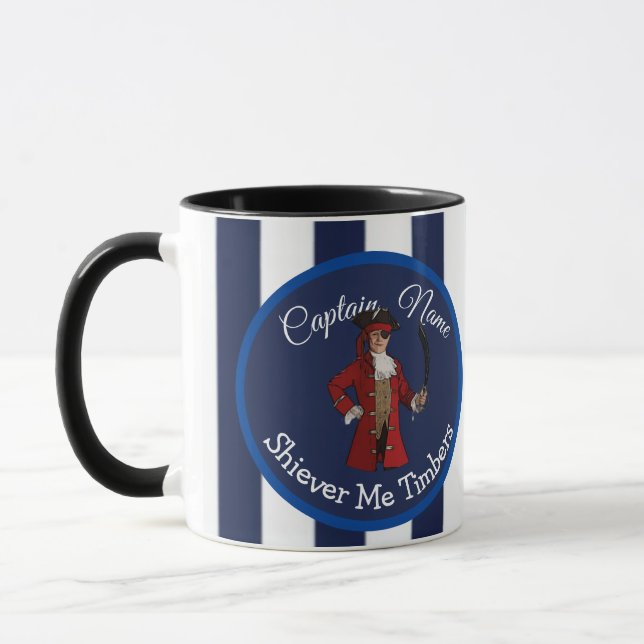 Mug Stripes Nautiques Boy Pirate (Gauche)