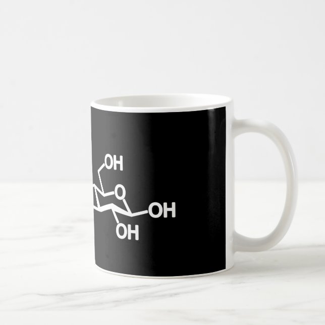 Mug Structure du lait lactose (Droite)