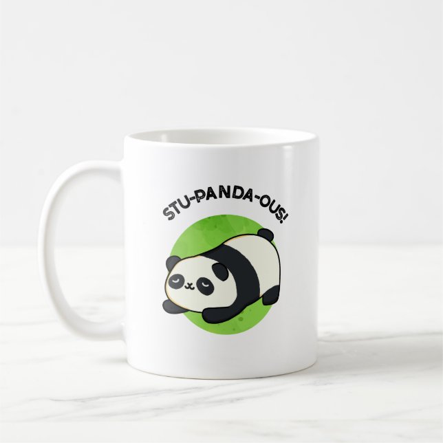 Mug Stu-panda-ous Funny Panda Pun (Gauche)