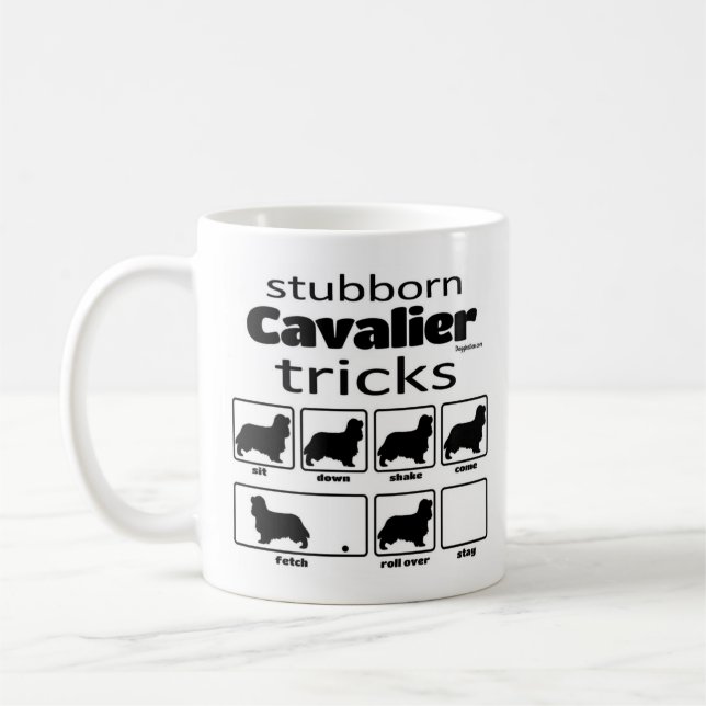 Mug Stubborn Cavalier Tricks (Gauche)