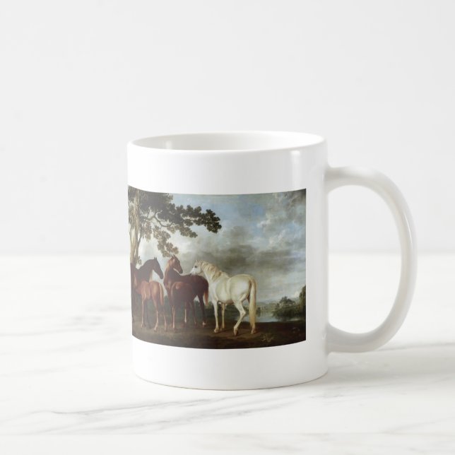 Mug Stubbs-Juments et poulains de George dans un (Droite)