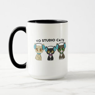 Mug Studio Chats Musique à deux tons