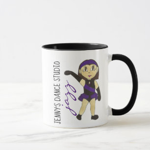 Mug Studio de Danse customisé JAZZ École de Danseuse