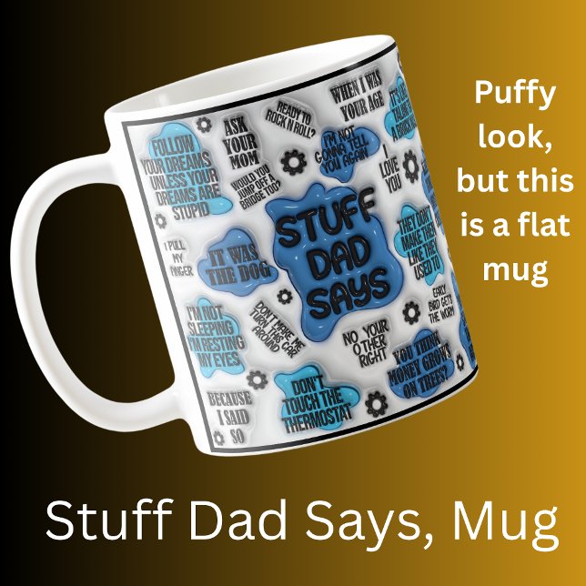 Mug Stuff Papa dit - Fête des pères Cadeau d'anniversa (Créateur téléchargé)