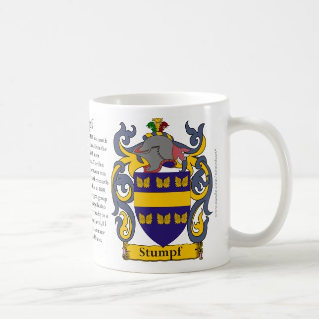 Mug Stumpf, l'origine, la signification et la crête (Droite)