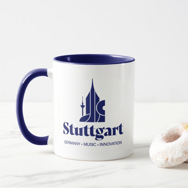Mug Stuttgart Allemagne Europe (Avec donut)