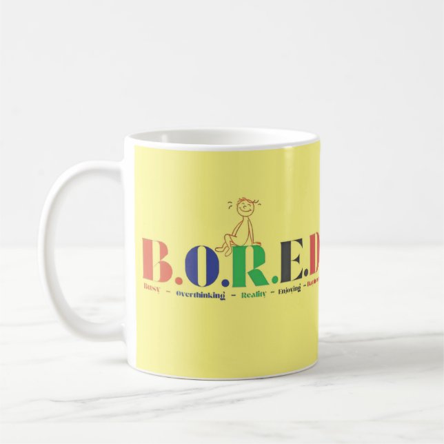 Mug Style acronyme B.O.R.E.D. (Gauche)
