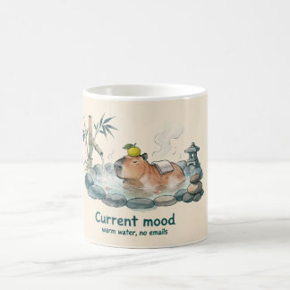 Mug Style Aquarelle Eau de Source Capybara