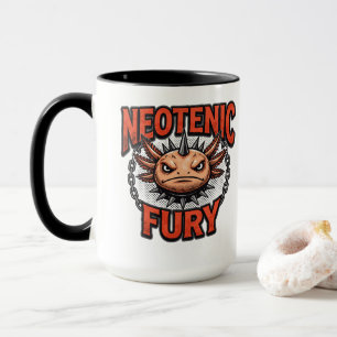 Mug Style Axolotl Vintage 90 néon Skateboard Rad
