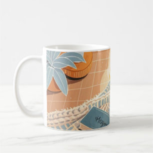 Mug Style Boho chaleureux et Abstrait