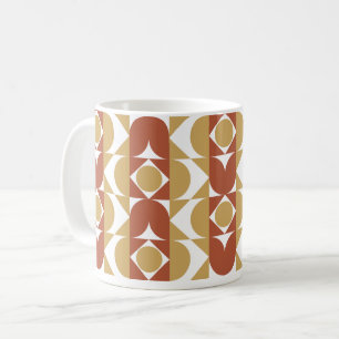 Mug style boho esthétique motif géométrique coloré