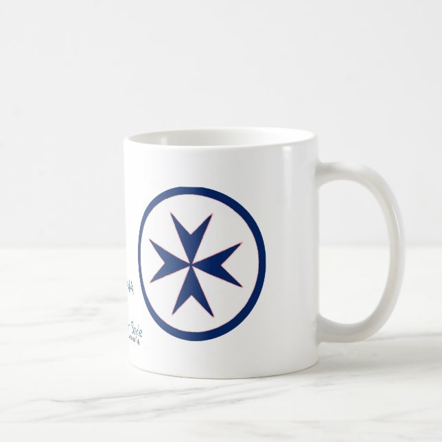 Mug Style Corsair bleu (Droite)