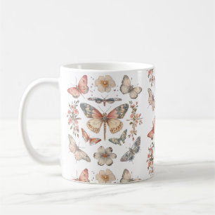 Mug Style Cottagecore Papillons Moths