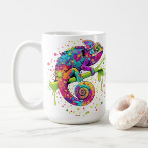 Mug Style d'aquarelle des teintures Chameleon