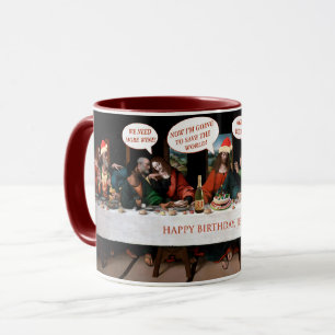 Mug Style de bandes dessinées de Jésus de joyeux