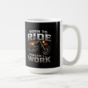 Mug 🏍️ Style de crâne de motard chromé pour les motar