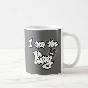 Mug Style de graffiti "je suis le roi" avec la