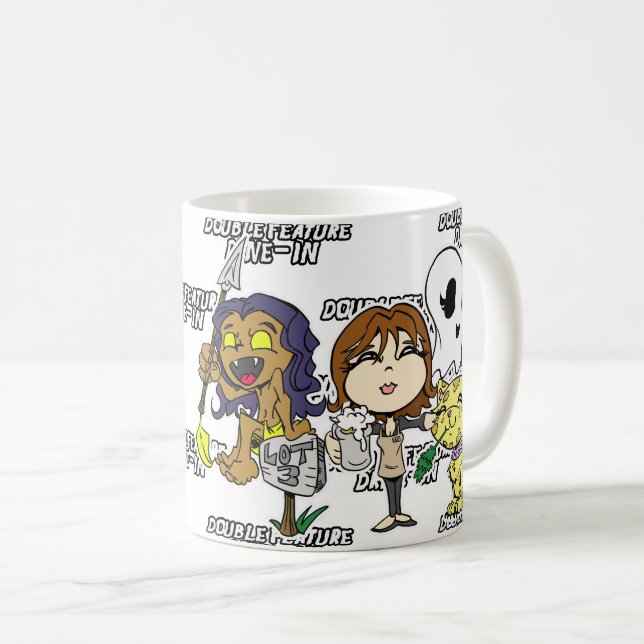 Mug Style de jeton de la famille d'entraînement (Devant droit)