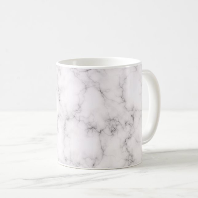 Mug Style de marbre élégant (Devant droit)