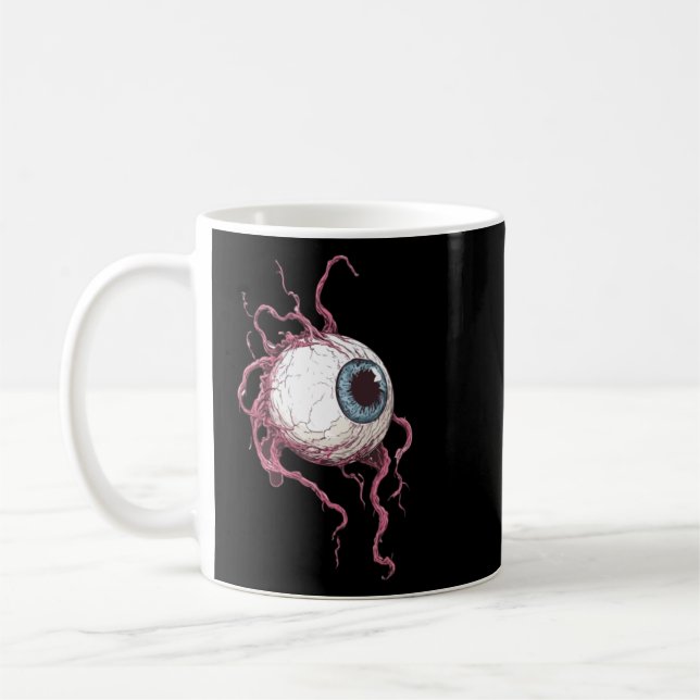 Mug Style de tatouage d'horreur graphique d'œil de mon (Gauche)