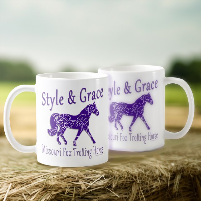 Mug Style et grace Missouri Fox Trotter Thing (Créateur téléchargé)
