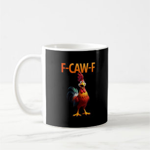 Mug Style gothique vintage de poulet drôle F Caw F