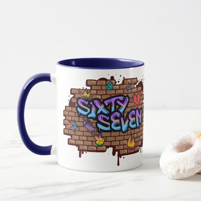 Mug Style Graffiti 67 (Avec donut)