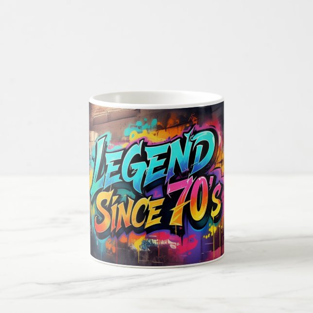 Mug Style Graffiti "Légende depuis les années 70 (Centre)