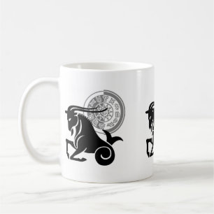 Mug Style grec Capricorne graphique de la chèvre marin
