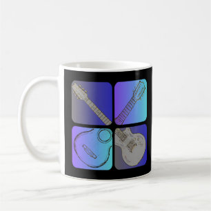 Mug Style guitare Cool design musicien