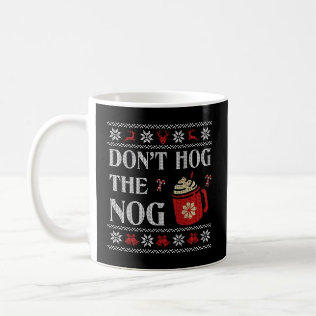 Mug Style Laide Cochon Épinglé Le Nog (Gauche)