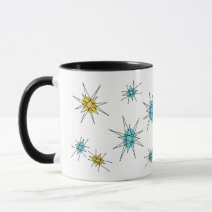 Mug Style moderne de la moitié du siècle, Starburst
