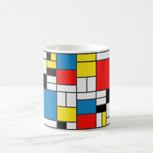 Mug Style mondrien