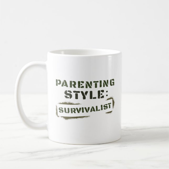 Mug Style parental Survivalist (Gauche)