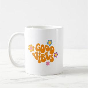 Mug Style Positif Simple Ravi Rétro Orange Bold