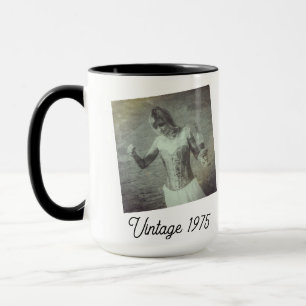 Mug Style Rétro Personnalisé avec Année et Texte Perso