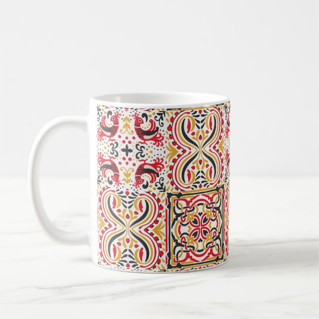 Mug Style russe boho chic motif (Gauche)