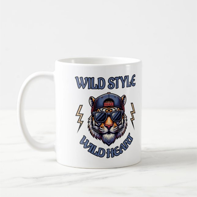 Mug Style sauvage, Coeur sauvage 1 (Gauche)