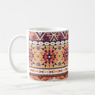 Mug Style tribal coloré, motif dynamique et transparen