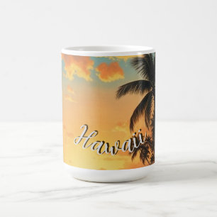 Mug Style Vintage Hawaïen Voyage Côte Mer Coucher de s