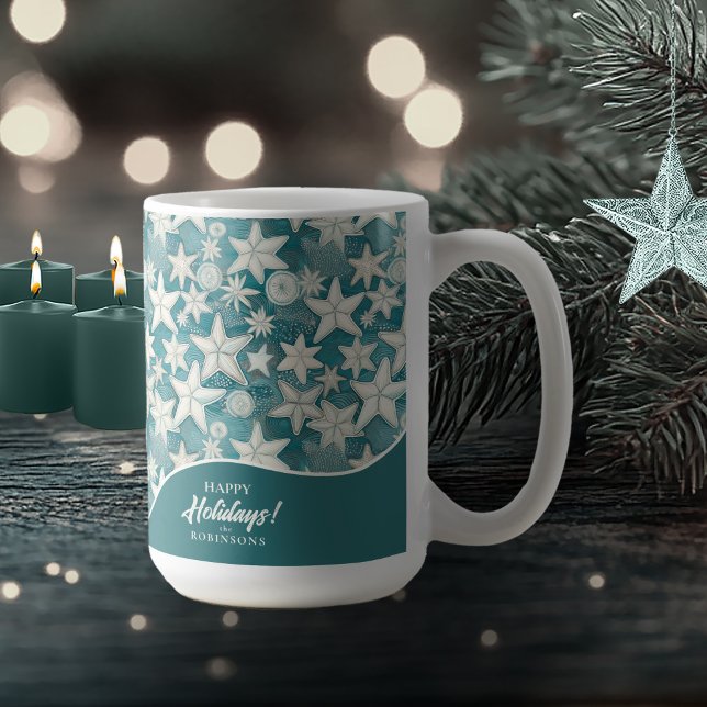 Mug Stylisé Starfish & Sand Dollars Motif#25 ID1009 (Créateur téléchargé)