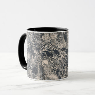 Mug Stylish Black Paris Toile Design