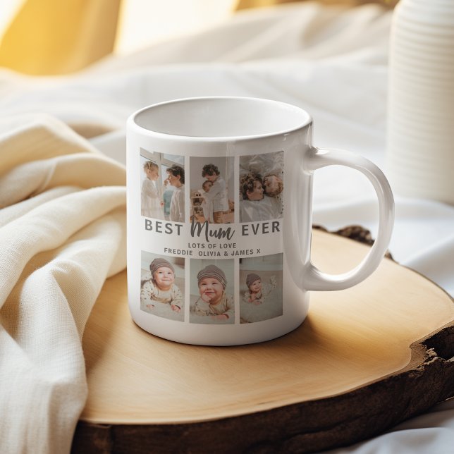 Mug Stylish Meilleure Maman Ever 6 Photo  (Créateur téléchargé)