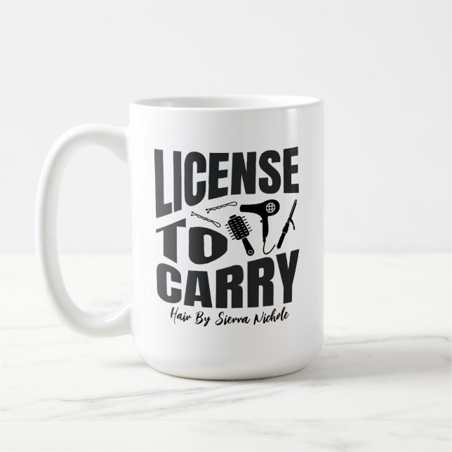 Mug Styliste de Salon de Coiffure moderne (Gauche)