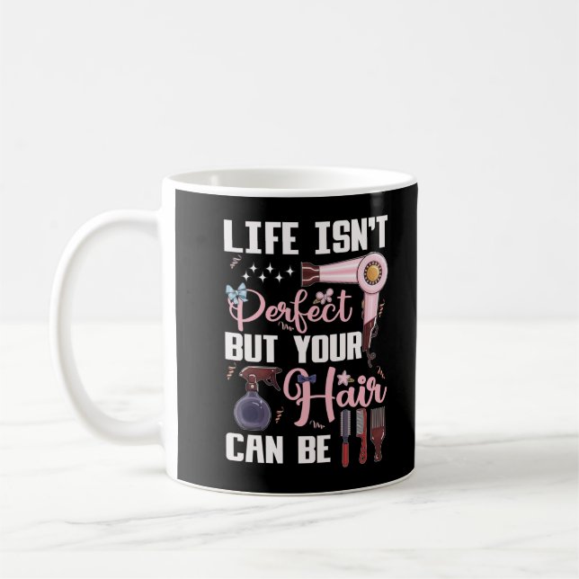 Mug Styliste des cheveux mignons Motivation Coiffeur (Gauche)