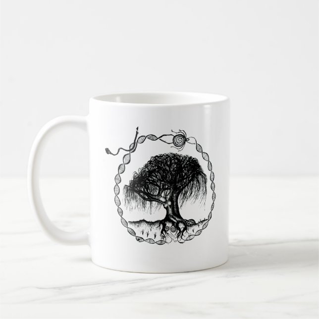 Mug Stylo et déesse de l'encre Willow Tree (Gauche)