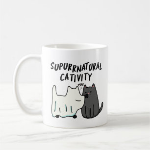 Mug Su-purr-naturelle Cativité Funny Cat Pun
