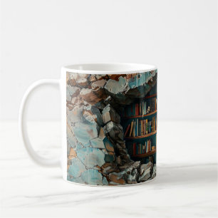 Mug Sublimation de la bande 3D de la bibliothèque 3D e