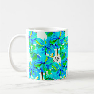 Mug Sublime Himalaya Poppy Aqua Green Floral